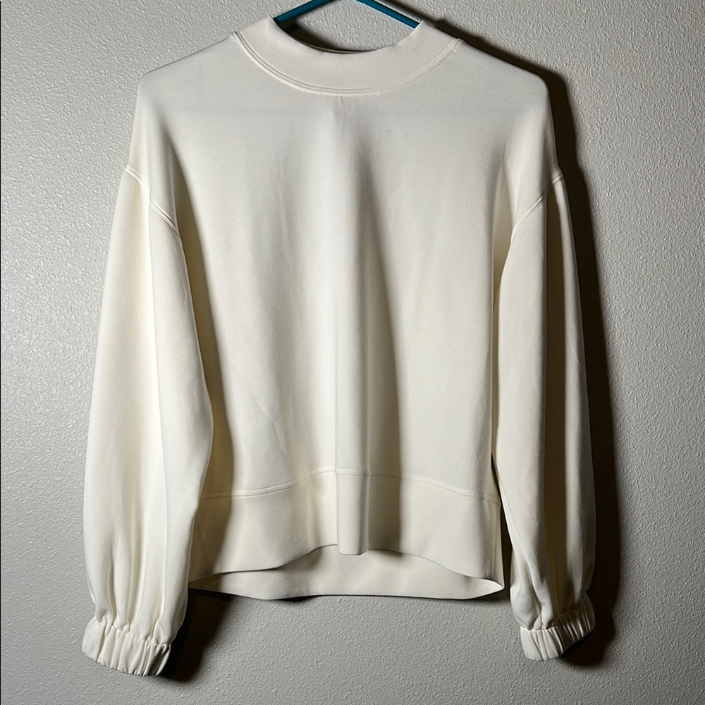 Magaschoni Cream Puff Sleeve Hoodie